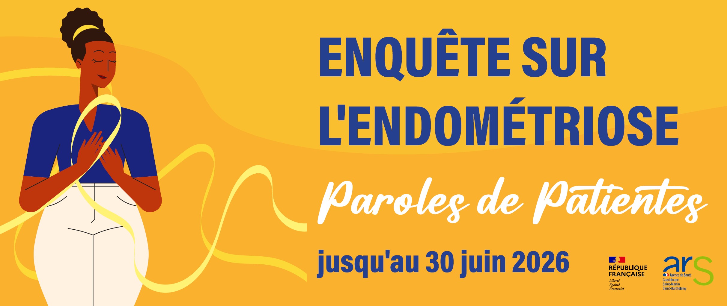 Enquête sur l'endométriose jusqu'au 30 juin 2026
