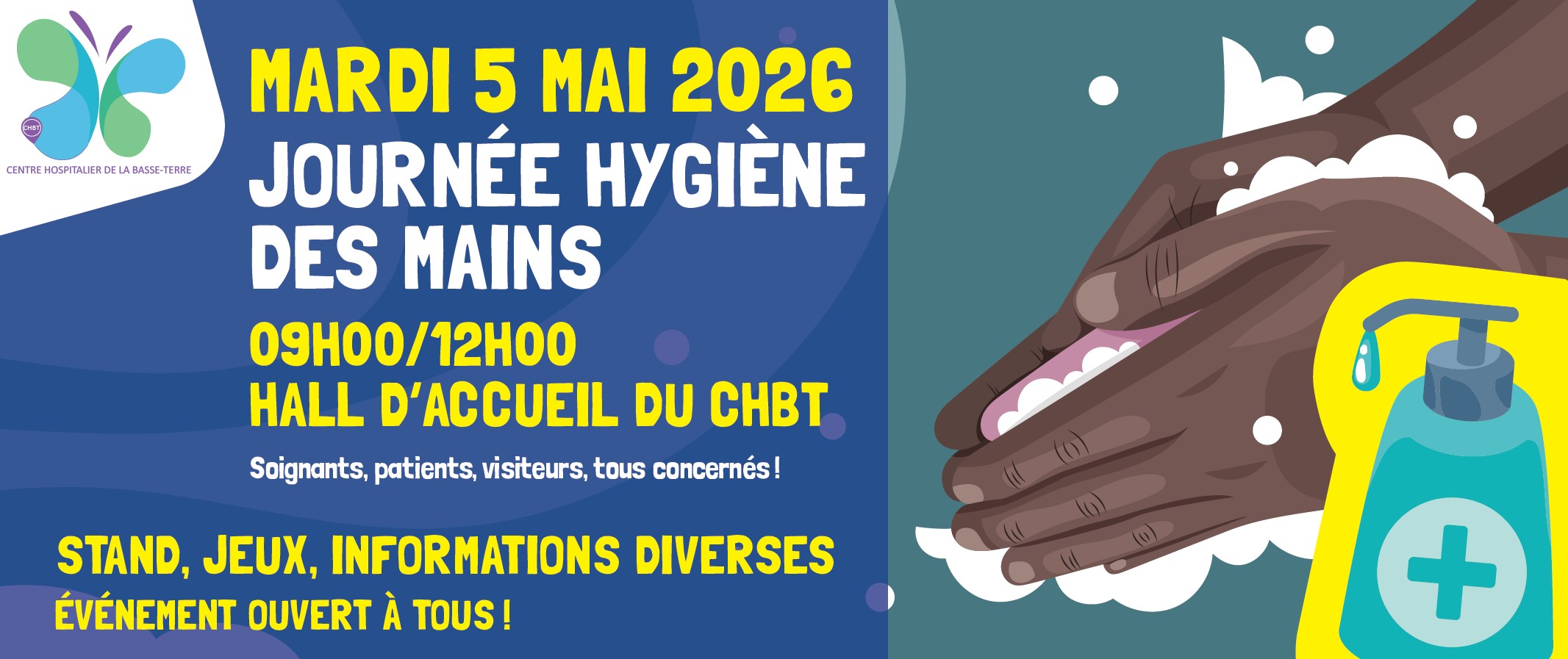 À venir le 5 mai 2026 : la journée mondiale de l'hygiène des mains